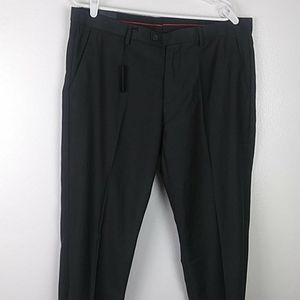 Alberto Cardinali Men's Pants Tag 36x32 (Actual 38x32) Slim Gray Office Workwear